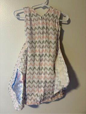 Newborn halo muslin material swaddle to sleep sack  - Pink, Gray, Cream